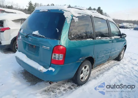 2000 Mazda Mpv Dx/Es/Lx from USA, damaged, VIN JM3LW28G4Y0133503